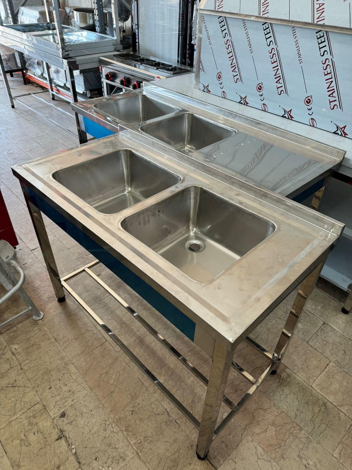 انواع سینک ظرفشویی صنعتی