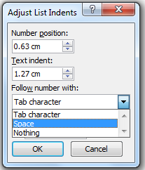 آموزش حذف فاصله اضافی بعد شماره گذاری اتوماتیک در ورد (بعد از شماره 10)