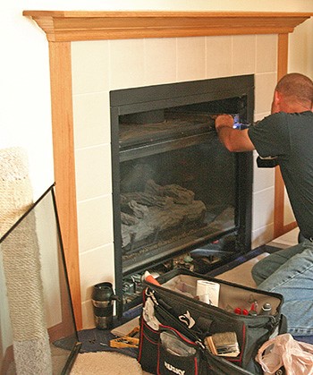 Fireplace service repair
