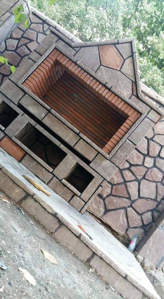 اجرای دیوار سنگی و نصب سنگ لاشه دماوند 