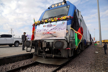 حرکت اولین قطار باری ترکیه از مسیر ریلی ایران به افغانستان