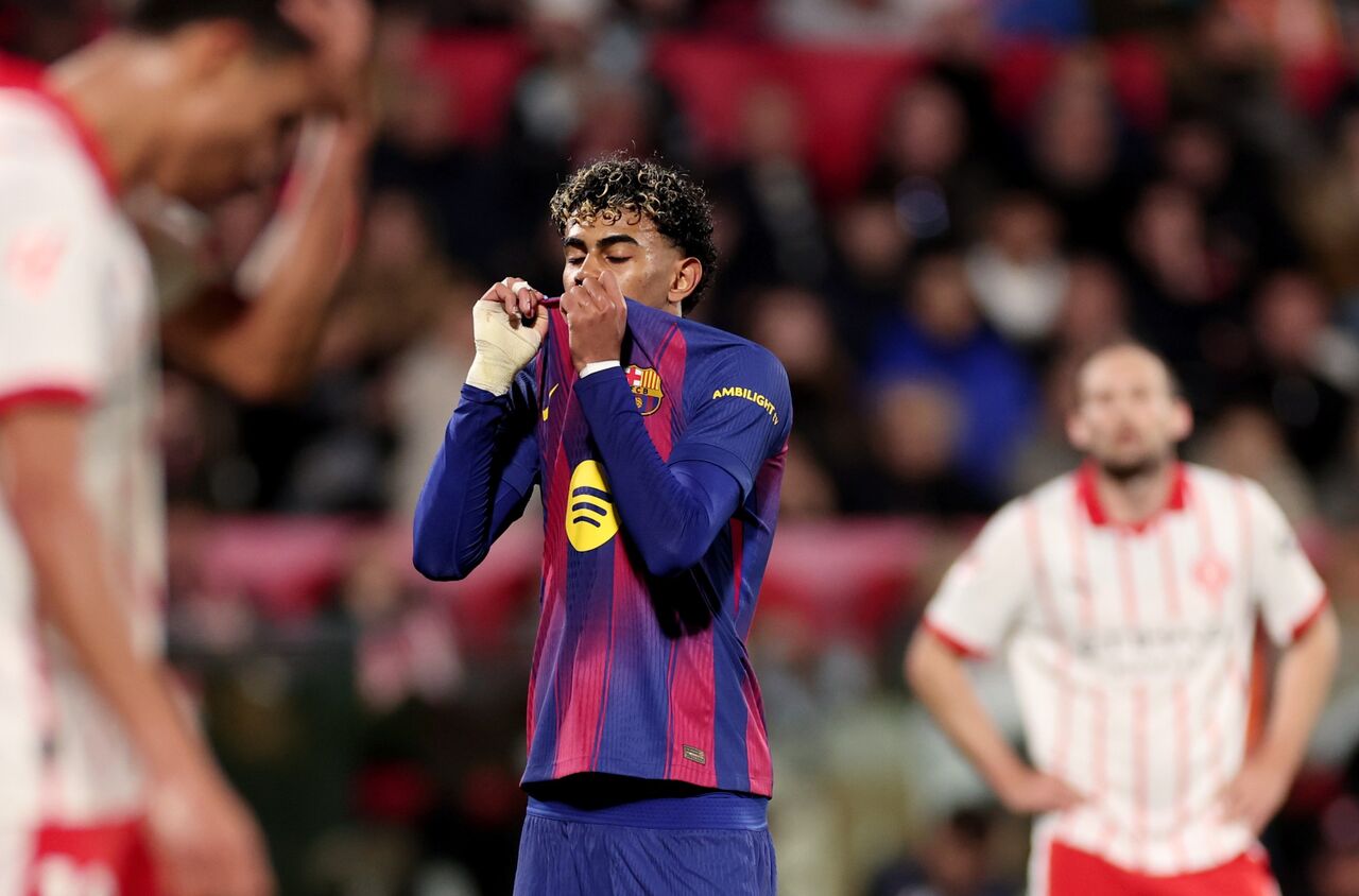 هدیه یامال به رئال‌مادرید؛ خیرونا، صدرنشینی را از بارسلونا گرفت