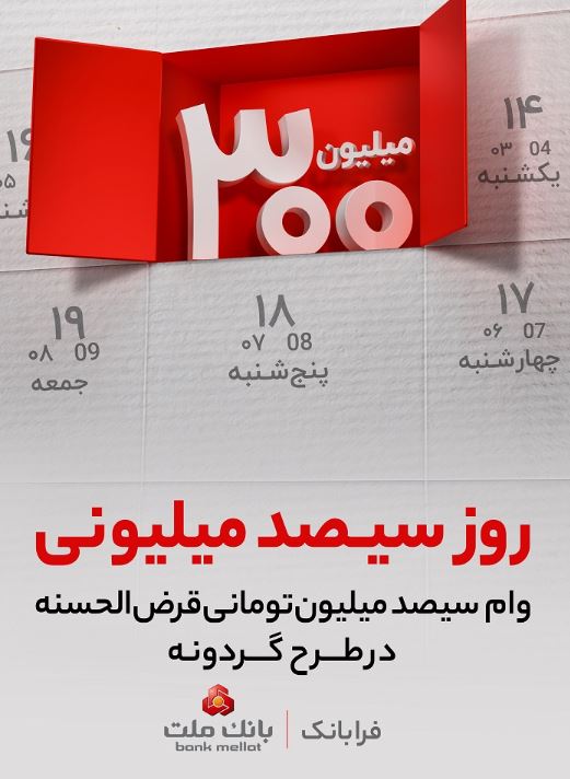 برندگان چهاردهمین دوره قرعه کشی طرح گردونه بانک ملت مشخص شدند