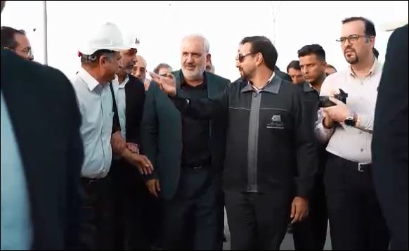 افتتاح پروژه های منطقه گل گهر با حضور وزیر محترم صمت و استاندار کرمان