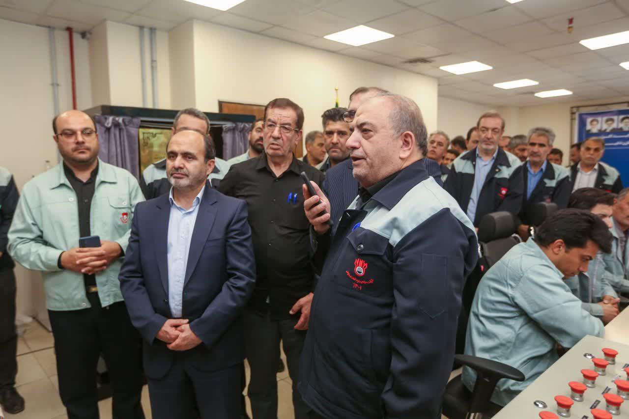 افتتاح پروژه کوره پاتیلی شماره ۳ ذوب آهن اصفهان توسط وزیر تعاون کار و رفاه اجتماعی
