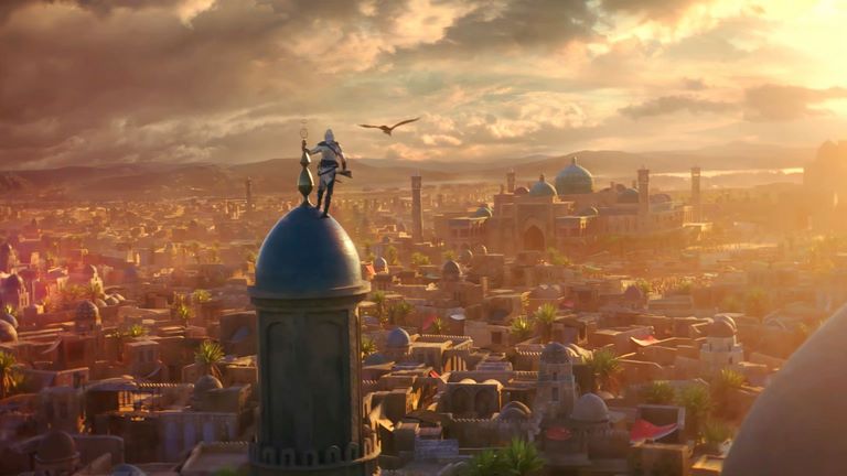 غروب آفتاب در شهر زیبای بغداد Assassin's Creed Mirage هر آنچه که باید درباره اساسین کرید میراژ بدانید