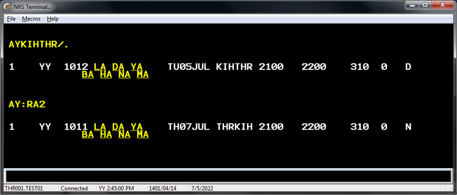 آموزش سیستم رزرواسیون نیرا