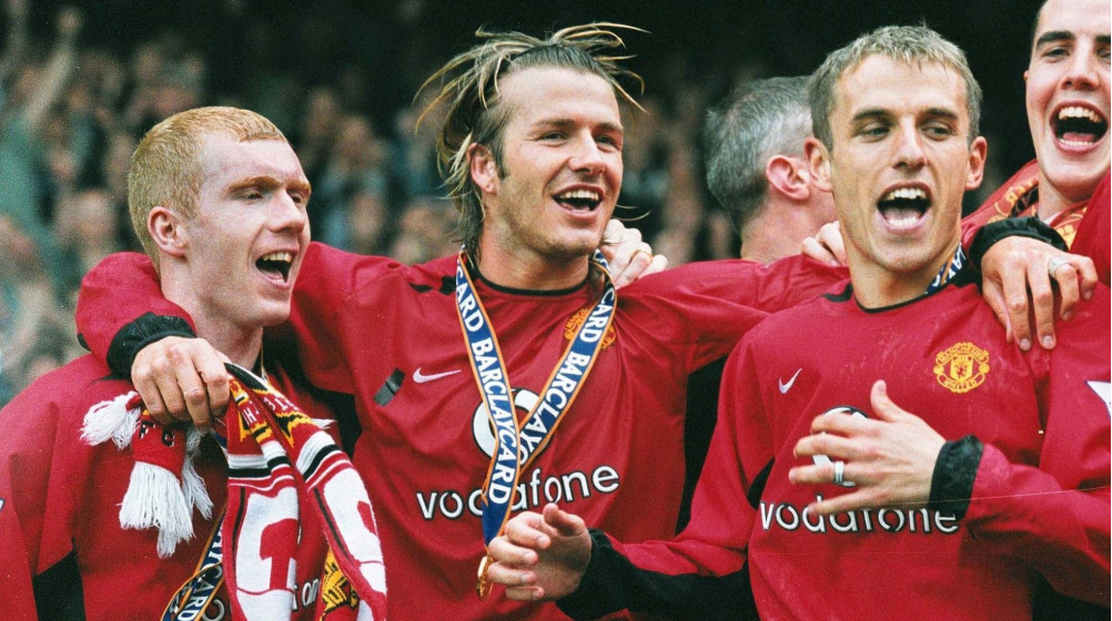 David Beckham in manchester united