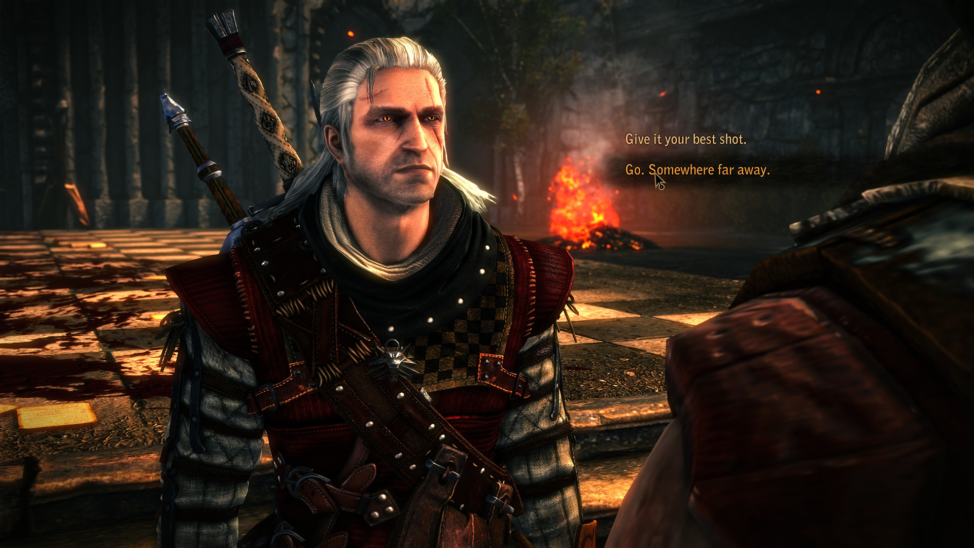 witcher 2 enhanced 4k hd geralt dialog