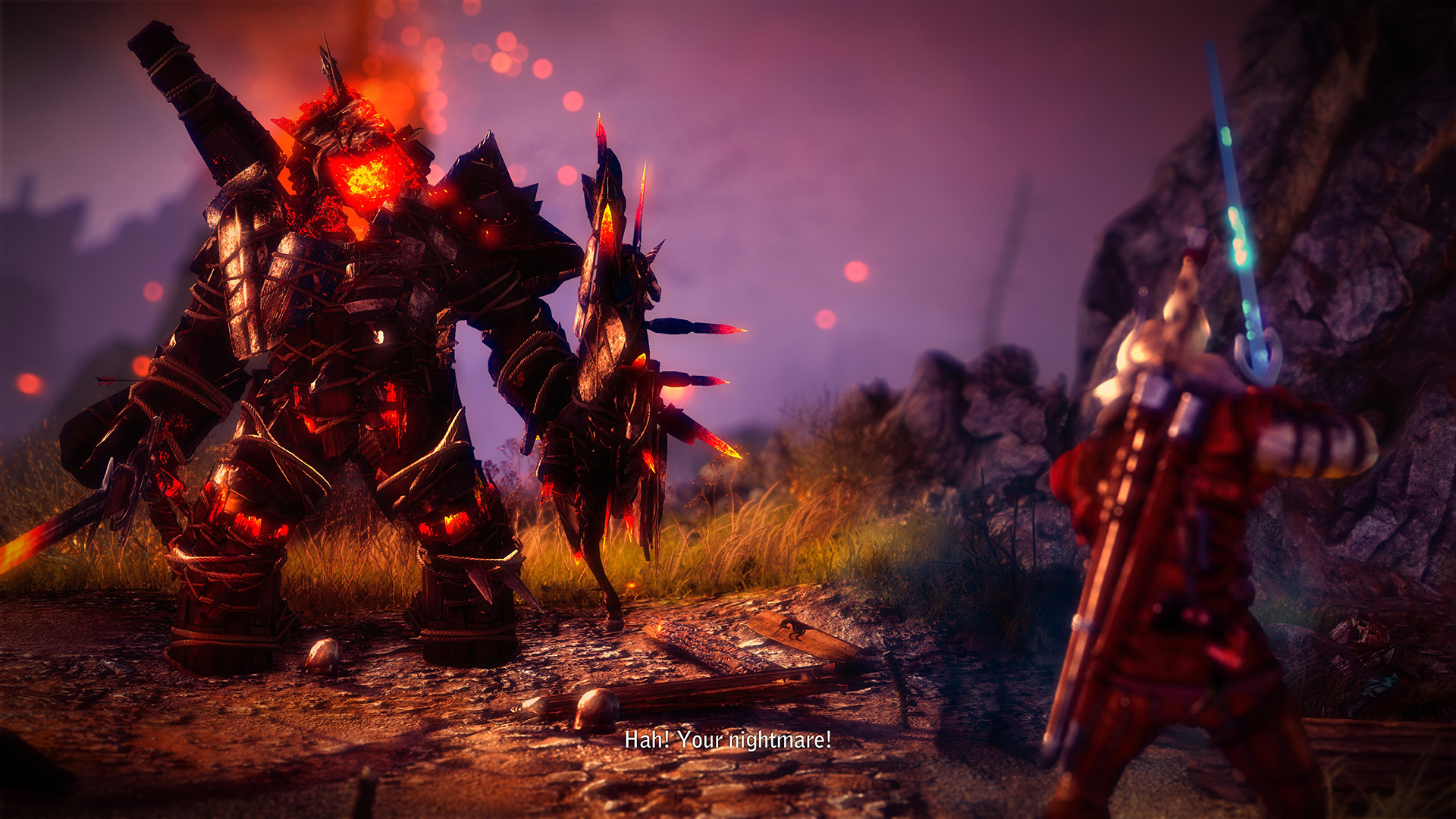 witcher 2 enhanced 4k hd geralt draug fight