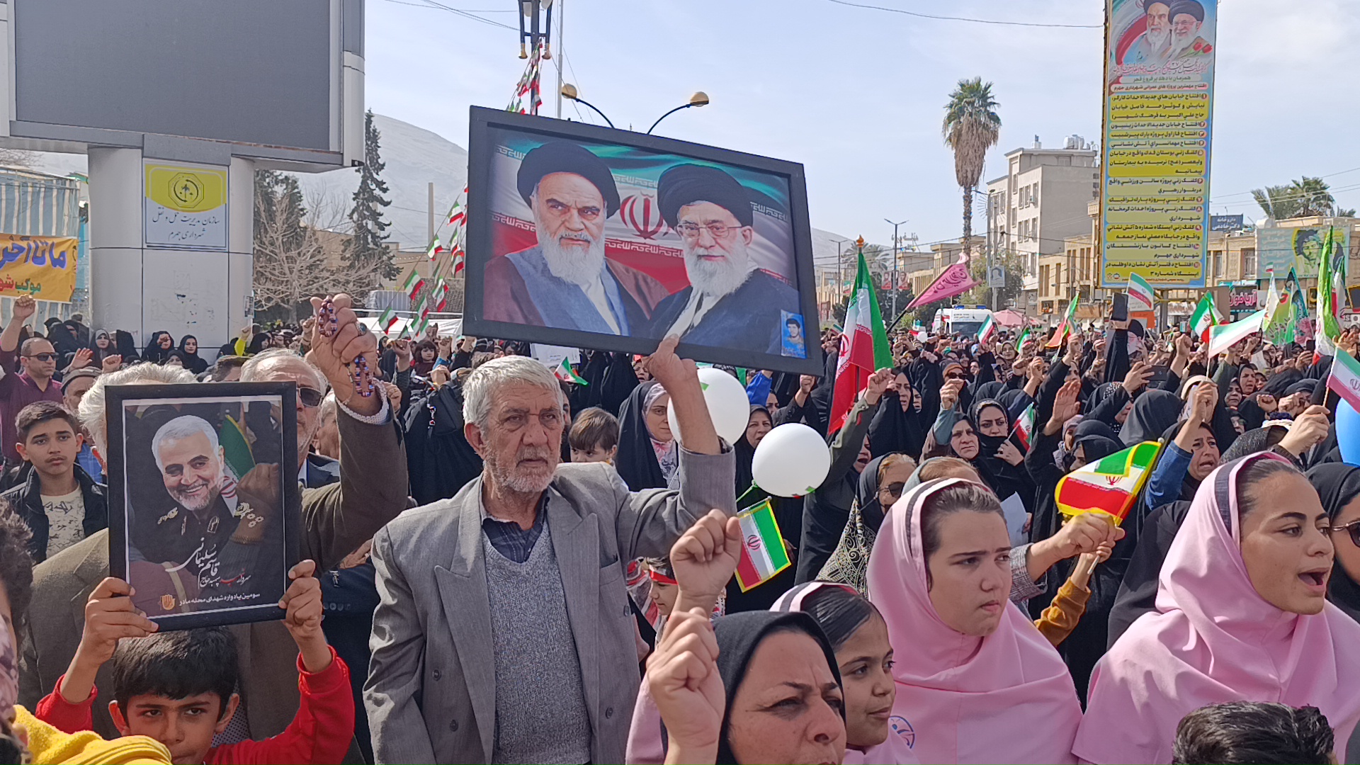 راهپیمایی 22 بهمن 1404، سلاله پاکان، جهرم