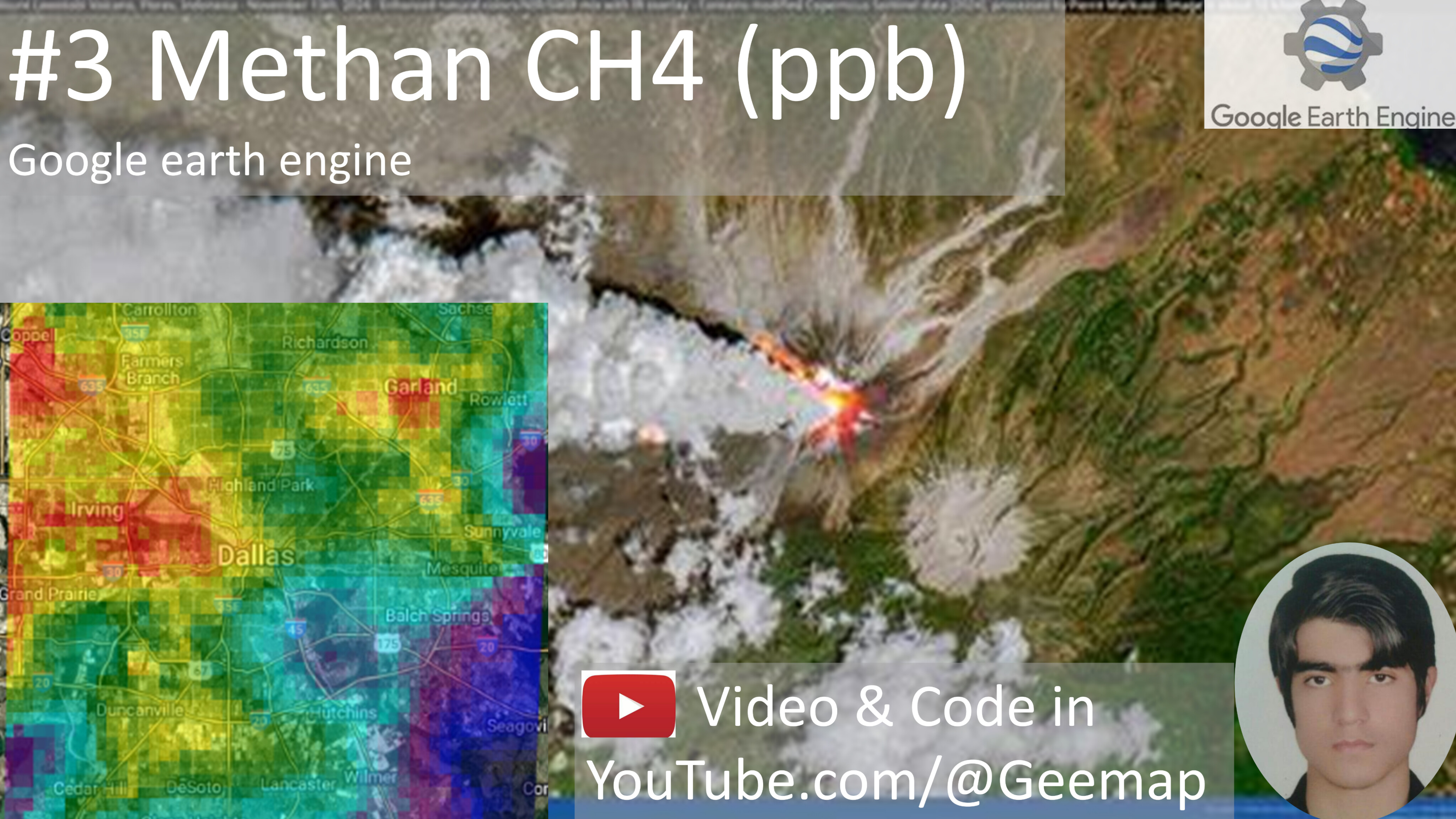 Toturial #3 #Methan #CH4 #Airpollurion by #GoogleEarthEngine #RemoteSensing #GIS Video & Code : YouTube.com/@Geemap