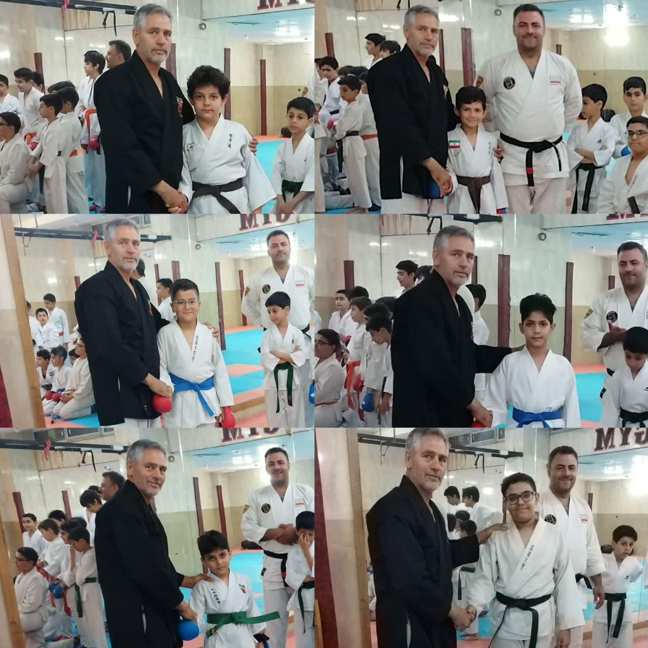 باشگاه رزمی الغدیر شوتوکان کاراته و دفاع شخصی آدرس : اصفهان ، ملک شهر ، خیابان مطهری ، کوچه مسجد اعظم روز های زوج ( شنبه ، دوشنبه ، چهارشنبه ) ساعت 18 الی 19:30