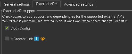 External APIs