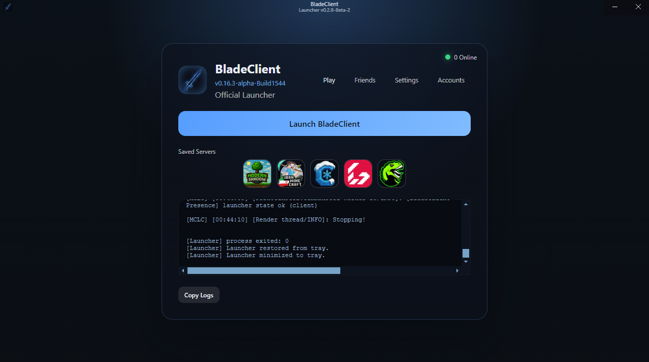 BladeClient Preview 1
