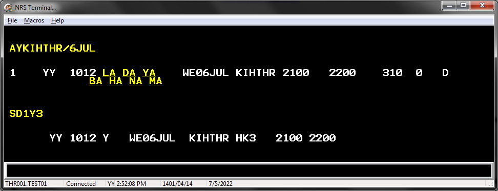 اضافه کردن سگمنت پرواز در نیرا