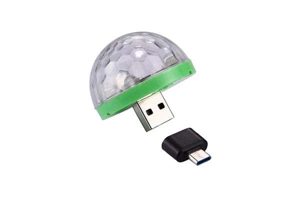چراغ رقص نوردار usb magic ball