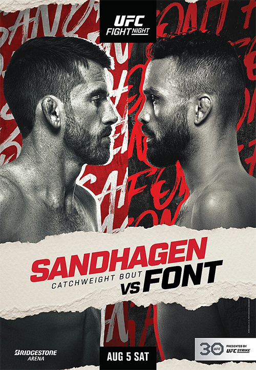 دانلود رویداد یو اف سی :  UFC on ESPN 50: Sandhagen vs. Font