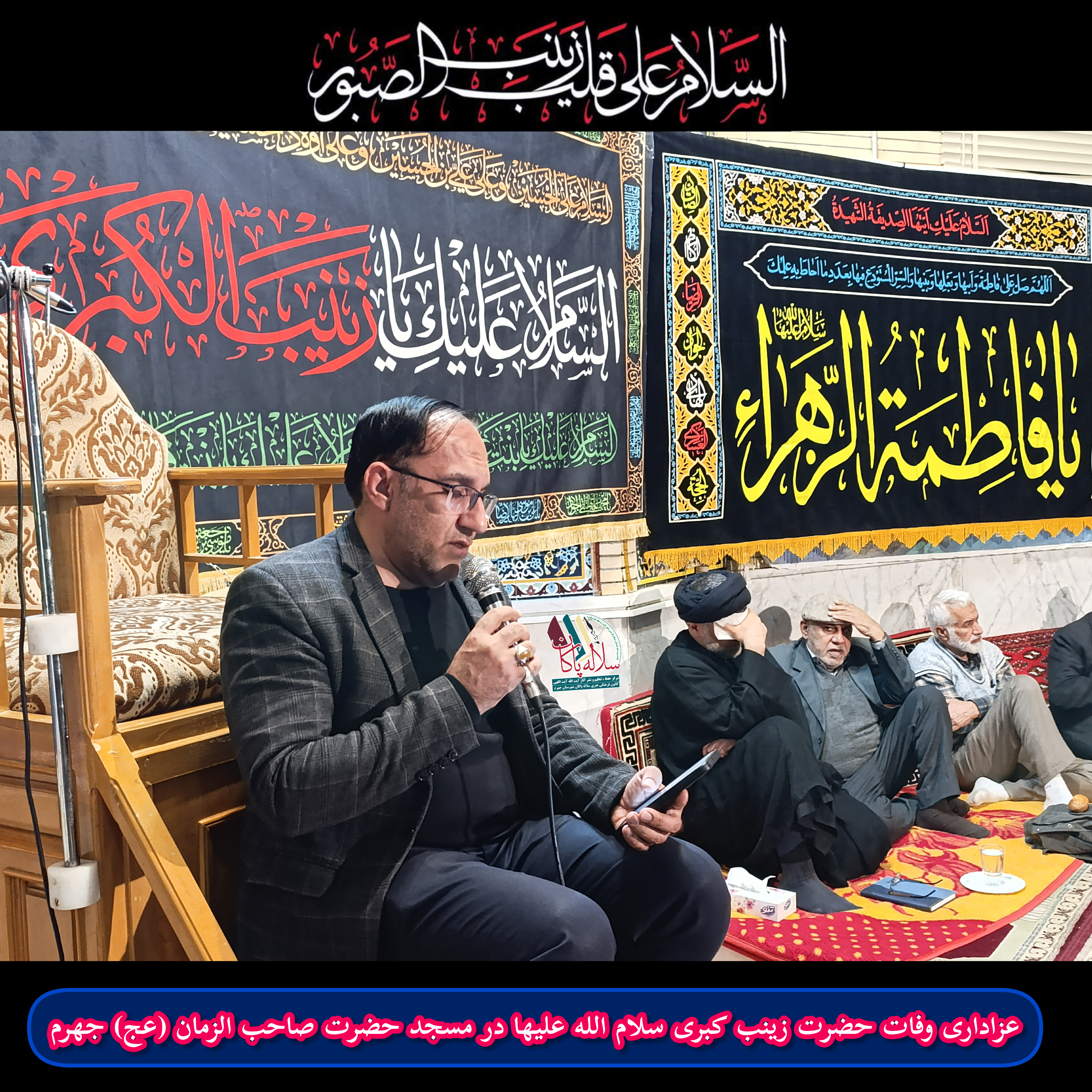 وفات حضرت زینب، سیدعلی آیت اللهی، محسن ذاکری، سلاله پاکان